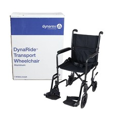 Dynarex Transport Wheelchairs - Aluminum 10250