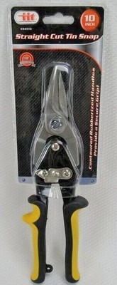 IIT 24510 10'' Straight Cut Tin Snips Drop Forged Heat Treated Allot Steel Blades