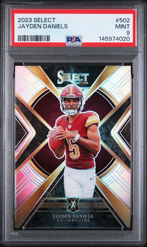 2023 Panini Select - 2024 Xrc Prizm Jayden Daniels #502 (RC)