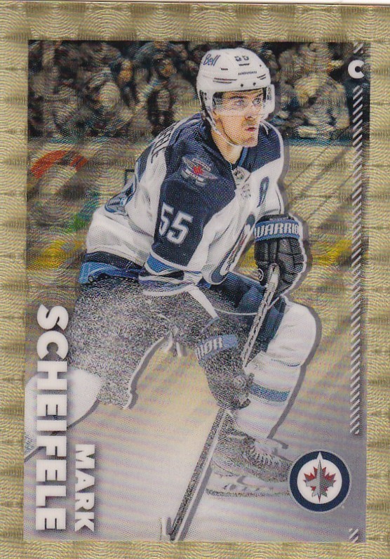 2022-23 TOPPS CHROME NHL STICKER #1/1 SUPERFRACTOR #535 MARK SCHEIFELE 1/1 -JETS