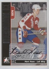 2006 In the Game-Used International Ice Signature Series Mark Howe Auto HOF 1pc9
