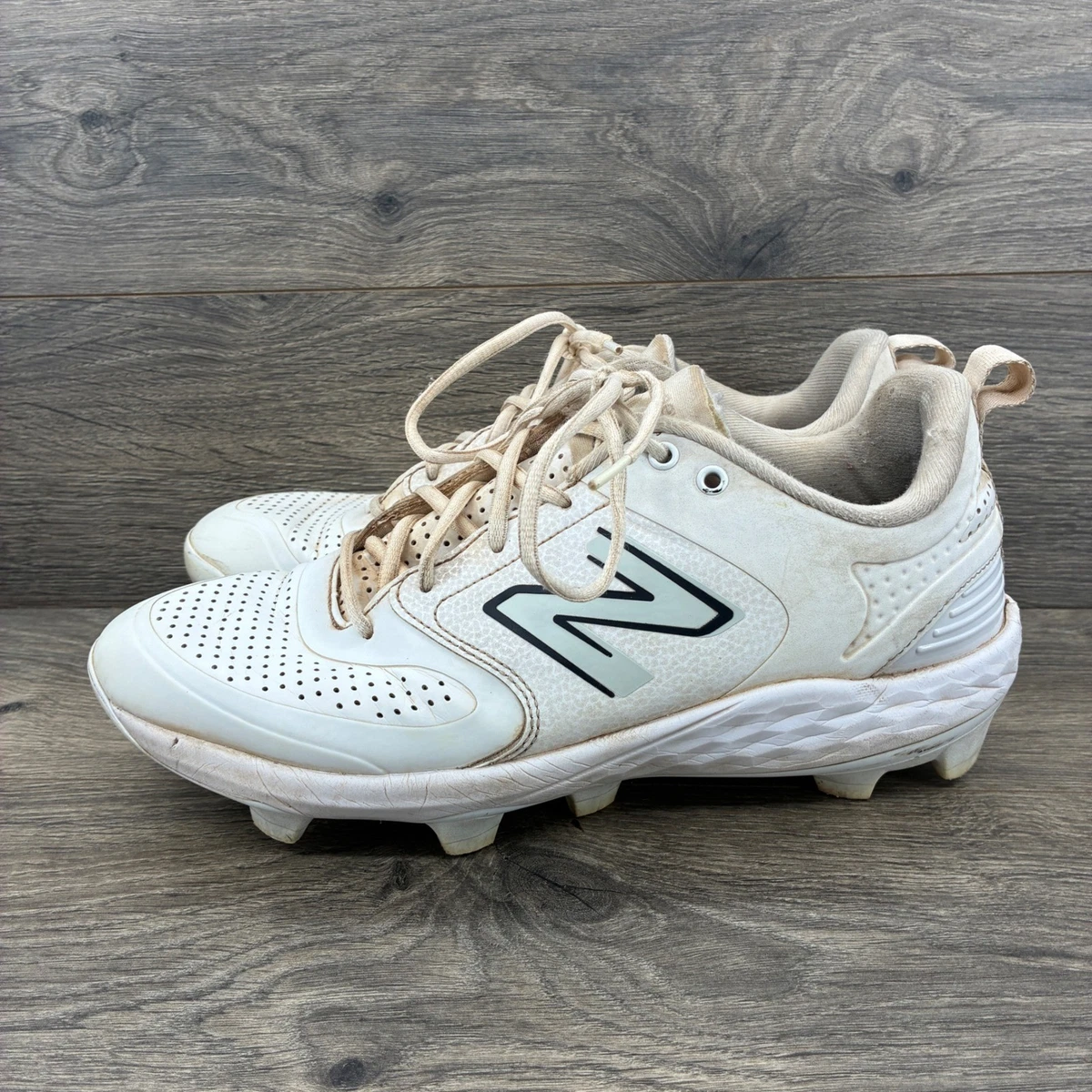 New Balance 3000v7 Fresh Foam Baseball Cleats Men 11.5D PL300K7 White Black NIB New Balance 11.5 US Baseball & Softball Cleats for Men for  main image 4