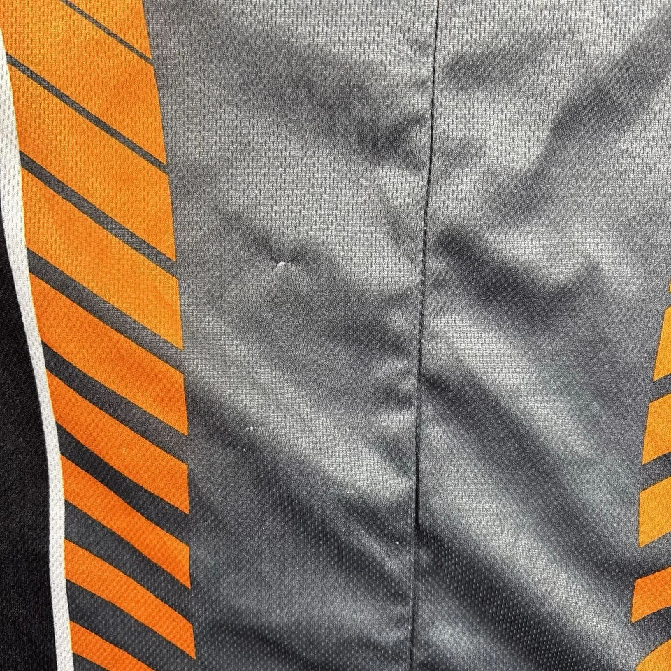 Camiseta deportiva de ciclismo Fox Racing manga corta para hombre M negra naranja Y2K #2A Foto 3 de 4