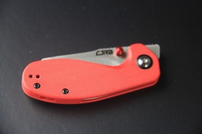 CJRB Maileah Linerlock Red G10 Folding AR-RPM9 Stainless Pocket Knife 