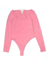 H M Women Pink Bodysuit M