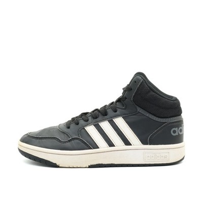 adidas Damen Hoops 3.0 Mid Sneaker schwarz/weiß Synthetik Schaft EU 36 2/3