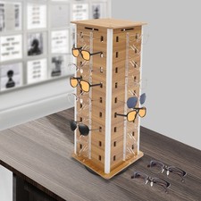 4-Sided Sunglasses Display Rack 36 66cm Eyeglass Organizer Holder 360  Rotating