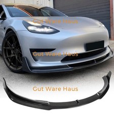 für Tesla Model 3 2017-2023 Carbon Frontlippe Frontansatz Frontspoiler Spoiler 