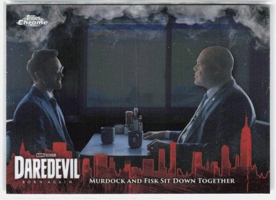 2025 Topps Chrome Marvel Studios #DD-15 Murdock and Fisk Sit Down Together