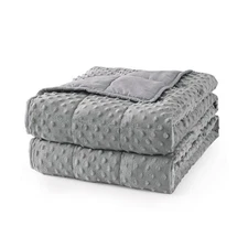 Mr. Sandman Weighted Blanket for Adults Queen Size 15 lbs, Soft Cooling Heavy...