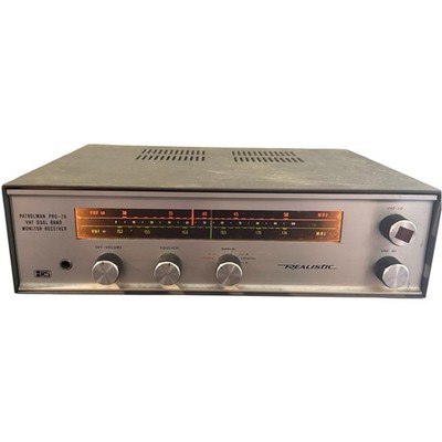 Vintage Realistic Patrolman Pro-2b VHF Dual Band Monitor Receiver Used Working