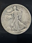 1921-D Walking Liberty Half Dollar KEY DATE — VG Detail — Lightly Cleaned