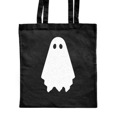 'Spooky Sheet Ghost' Classic Black Tote Shopper Tasche (ZB00028329)
