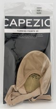 Capezio Turning Pointe 55 Pirouette Nude Leather Ballet Dance Shoes sz Large