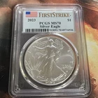 2023 American Silver Eagle $1 Coin — PCGS MS70 First Strike 1 oz .999