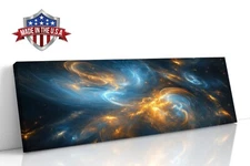 Auroras in Repose Abstract Canvas Print for Home Decor, Wall Decor Art Poster