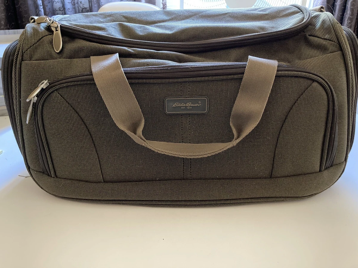 EDDIE BAUER Medium Size Duffle Bag / Weekender. No Strap. Nice! | eBay