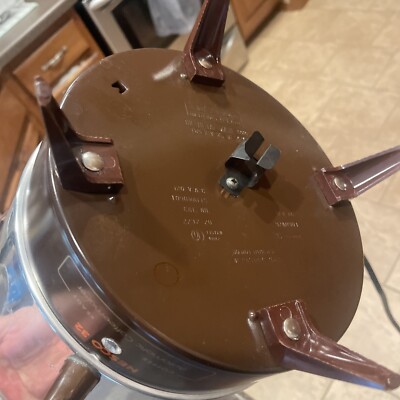 Vintage Nesco 32 Cup Automatic Coffee Maker Aluminum Electric Percolator |  eBay