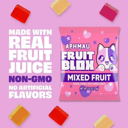 FruitBlox Aphmau Mixed Fruit Snacks, 22 Count - Picture 9 of 10