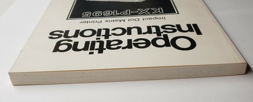 Vintage Panasonic KX-P1695 Dot Matrix Printer Operating Instructions Manual - Picture 5 of 6