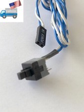 New PC Case Front Panel On/Off Switch Power Push Button Cable to ATX Motherboard