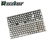 For HP 17m-ce 17m-ce1013dx 17m-ce0013dx 17t-ce Series Silver Keyboard Backlit US