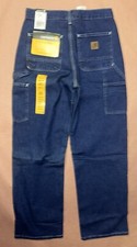 Vintage 1990  s Carhartt Denim Work Dungaree, Deadstock NWT, Size 29x30