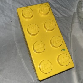 LEGO Classic 10696 Large Yellow Brick 8 Stud Storage Container Empty Bin Case