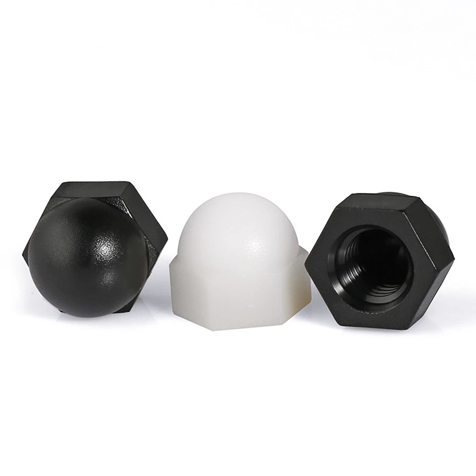 Hutmutter Kunststoff DIN 1587 Hohe Form Muttern M3 M4 M5 M6 M8 M10 M12 PA6.6 - Bild 4 von 4