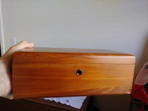 Lane Cedar Mini Peito Lembranca Vintage Caixa De Joias Levitz