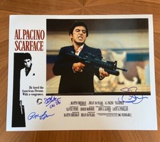 *SCARFACE* signed 16x20 photo *STEVEN BAUER, ANGEL SALAZAR, PEPE SERNA* PROOF 3