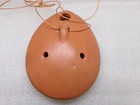 Ocarina Pottery Whistle Clay Flute Hand Made &Painted 6 Holed Musical Instrument — photo 8