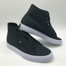DC Men's Shoes "Manual HI TXSE" Pirate Black PRT 