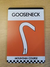 Isle of Man TT Souvenir Wall Sign / Plaque - Gooseneck Marker  design
