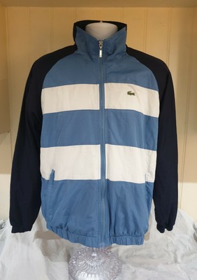Vintage Lacoste Tracksuit Track Jacket 80s 90s Stripe Size M Medium Men's | eBay