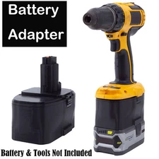 Battery Adapter For Ryobi 18V Lithium Battery For Dewalt 18V NICD Cordless Tools