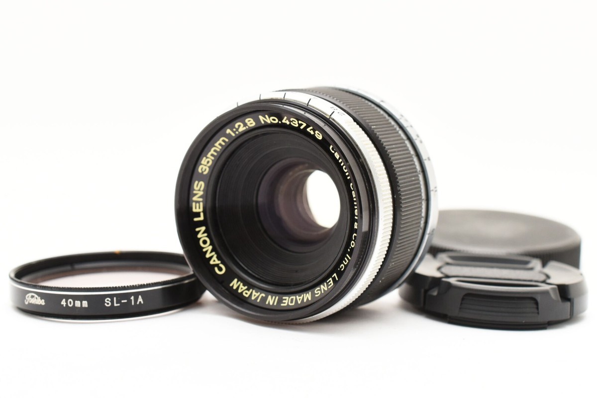 Near Mint] Canon 35mm f/2.8 MF Lens LTM L39 Leica Screw