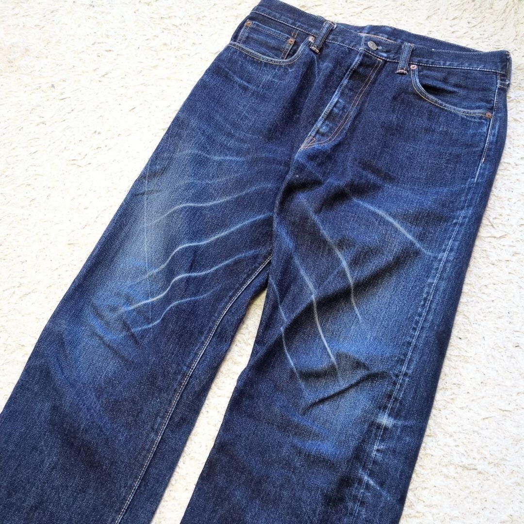 【美品濃紺】Sugar Cane Lot 1947 ストレートデニム W34 Sugar Cane Lot 1947 W34 Straight Denim Jeans Blue From Japan