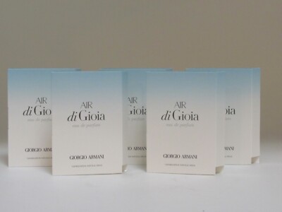 Giorgio Armani Air Di Gioia Eau De Parfum 0.04oz Vial Sample X 5pcs