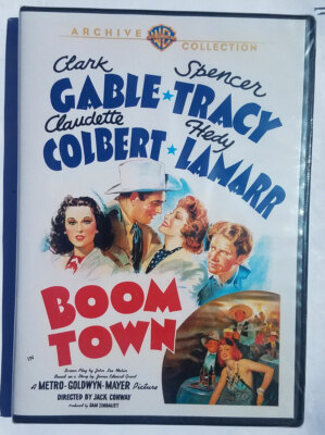 Boom Town [DVD 1940]Archive Collect Clark Gable, Spencer Tracy NEW Sealed 2014