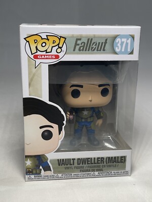 Funko POP! Games Fallout S2 Vault Dweller Male #371 Vinyl Figure Faded Box
