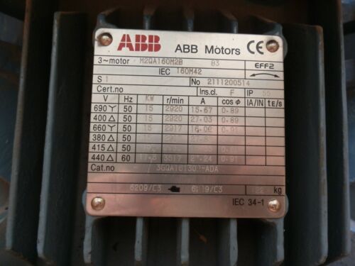 abb m2qa160m2b b3 15kw 2111200514 - Bild 2 von 2