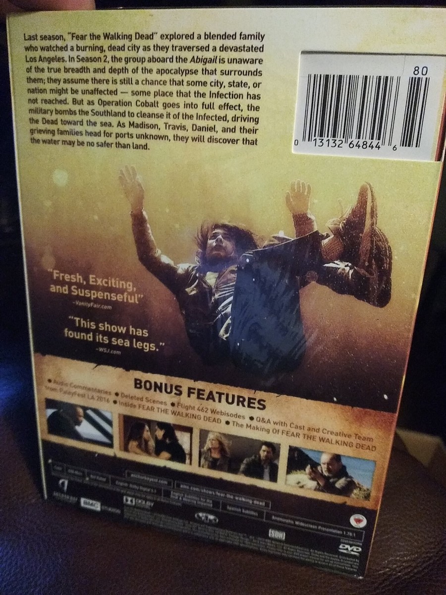 Fear The Walking Dead: The Complete Second Season (DVD Set, 2016