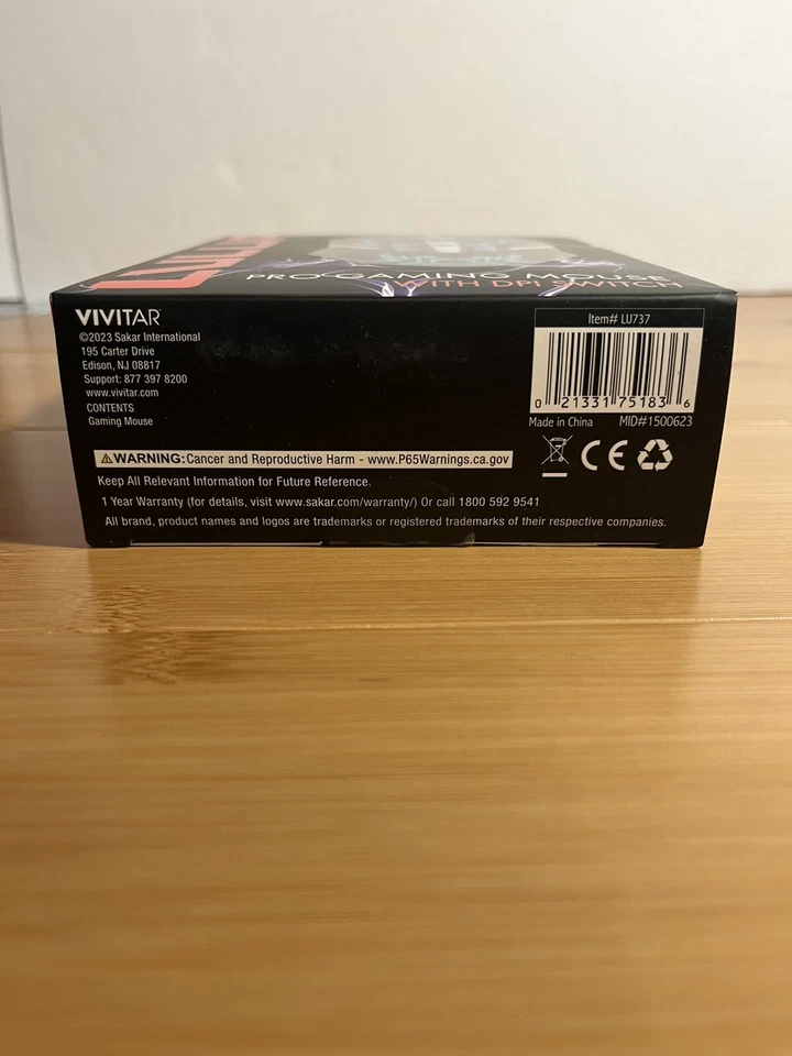 LVLUP Pro Gaming Mouse w/ DPI Switch & RGB LU737 - Image 3 of 3