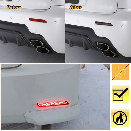 For Lexus Toyota Sienna Avalon LED Rear Bumper Tail Brake Light Smoked - Picture 7 of 9