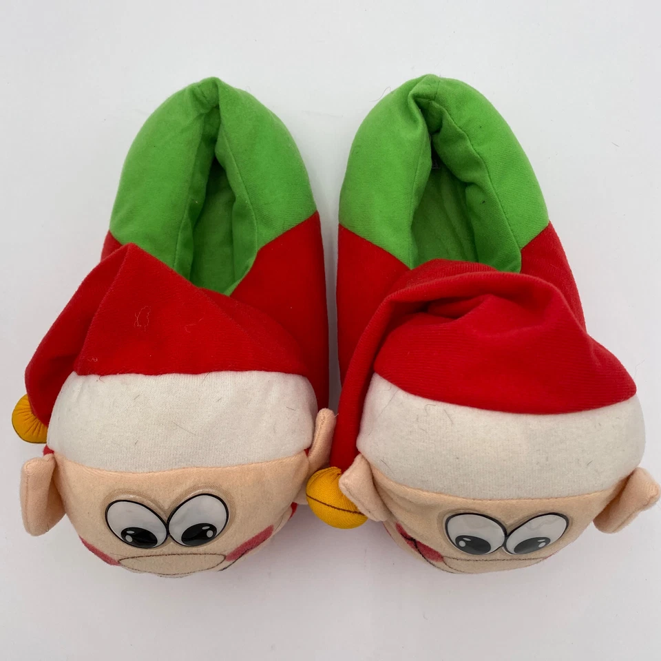 Zapatillas Elfo Talla 6 o 7 Felpa Navidad Invierno Papá Noel Elfos Novedad Foto 3 de 4