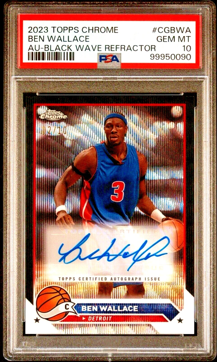 Ben Wallace Basketball Autographed Sports Trading Cards