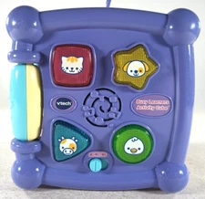 Vtech Busy Learners Activity Cube Educational Light Up Sound Toy Purple