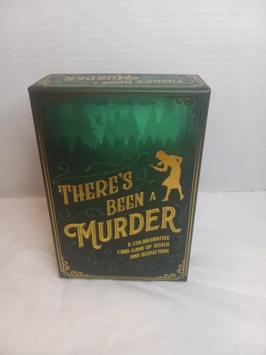 There's Been A Murder - A Collaborative Card Game of Death and Deduction  (Packaging May Vary) by Pressman, for Ages 14 and up