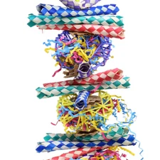 1042 Duo Foraging Heart Bird Toy Cage Toys Cages Parrot Chew Foraging Amazon Pet